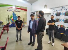 بازدید مدیرکل ورزش و جوانان قم از باشگاه تیراندازی شهید زین‌الدین